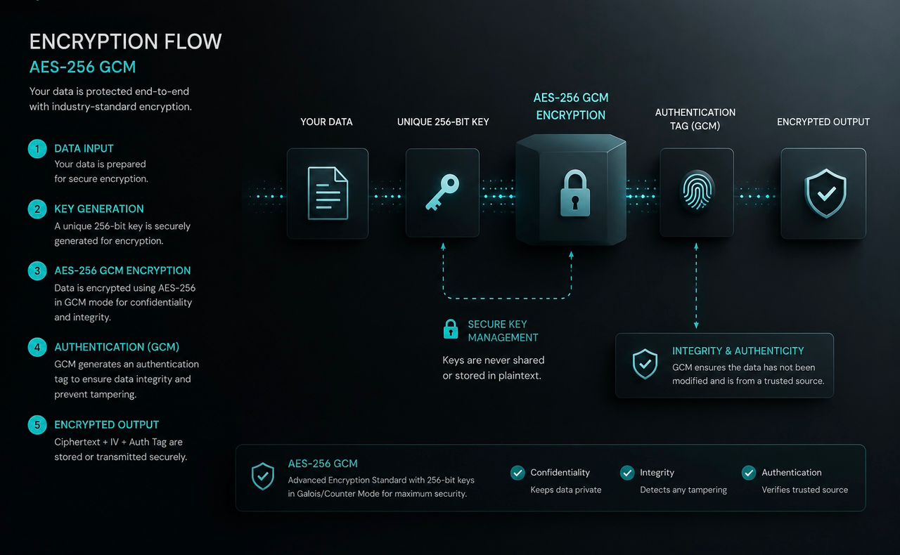 VaultiXe encryption flow
