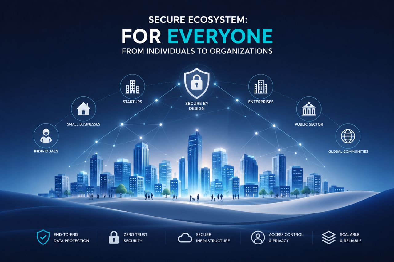 Secure ecosystem illustration